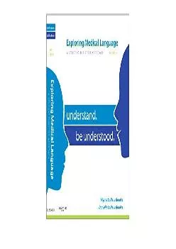 (READ)-Exploring Medical Language: A Student-Directed Approach, Understand. Be Understood