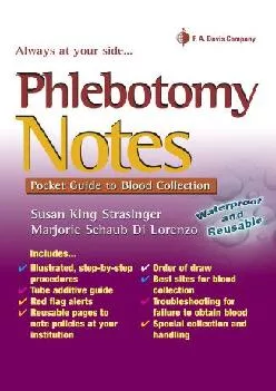 (BOOS)-Phlebotomy Notes: Pocket Guide to Blood Collection (Davis\'s Notes)