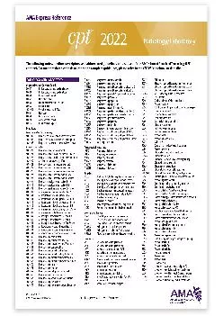 (BOOS)-CPT Express Reference Coding Card 2022: Pathology/Laboratory