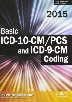 (BOOK)-Basic ICD-10-CM/PCS and ICD-9-CM Coding, 2015