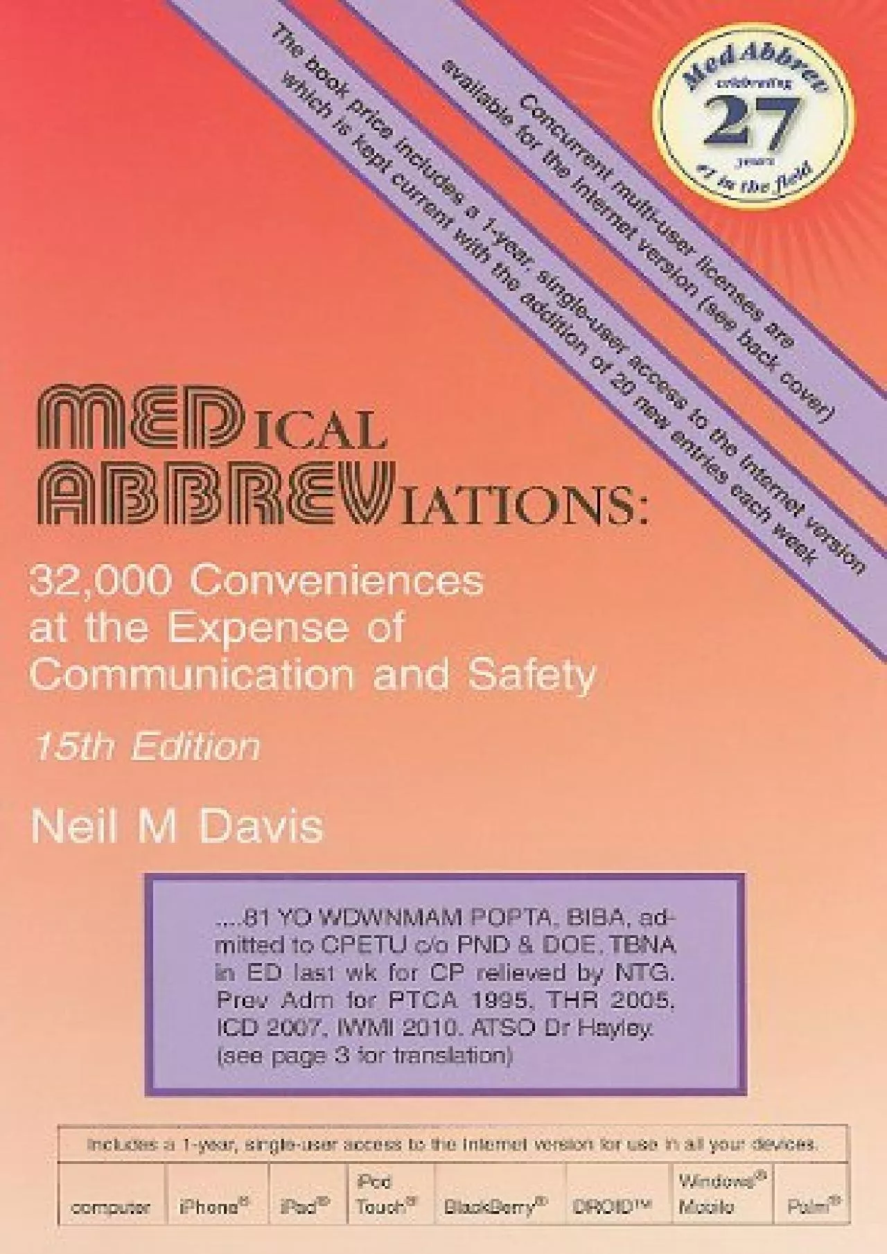 (DOWNLOAD)-Medical Abbreviations: 32,000 Conveniences at the Expense of Communication