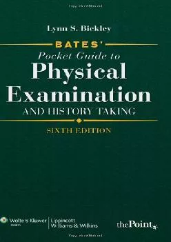 (BOOK)-Bates\' Pocket Guide to Physical Examination and History Taking