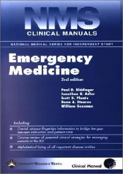 (EBOOK)-NMS Clinical Manual of Emergency Medicine