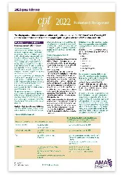 (BOOS)-CPT Express Reference Coding Card 2022: Evaluation and Management