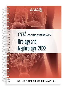 (DOWNLOAD)-CPT Coding Essentials for Urology and Nephrology 2022