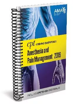 (BOOK)-CPT® Coding Essentials for Anesthesia & Pain Management 2019