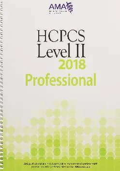 (BOOS)-HCPCS 2018 Level II (Hcpcs Level II (American Medical Assn))