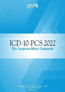 (READ)-ICD-10-PCS 2022: The Complete Official Codebook