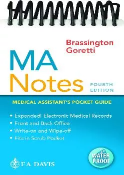 (DOWNLOAD)-MA Notes: Medical Assistant\'s Pocket Guide