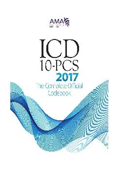 (BOOS)-2017 ICD-10-PCS: The Complete Official Codebook