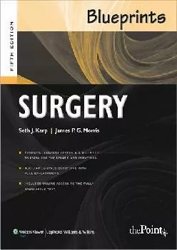 (DOWNLOAD)-Blueprints Surgery, 5th Edition