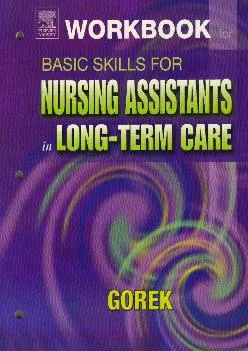 (EBOOK)-Workbook for Basic Skills for Nursing Assistants in Long-Term Care