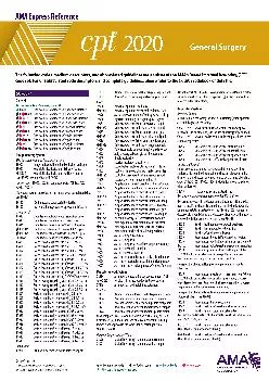 (BOOK)-CPT 2020 Express Reference Coding Card: General Surgery