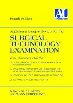 (DOWNLOAD)-Appleton and Lange\'s Review for the Surgical Technology Examination