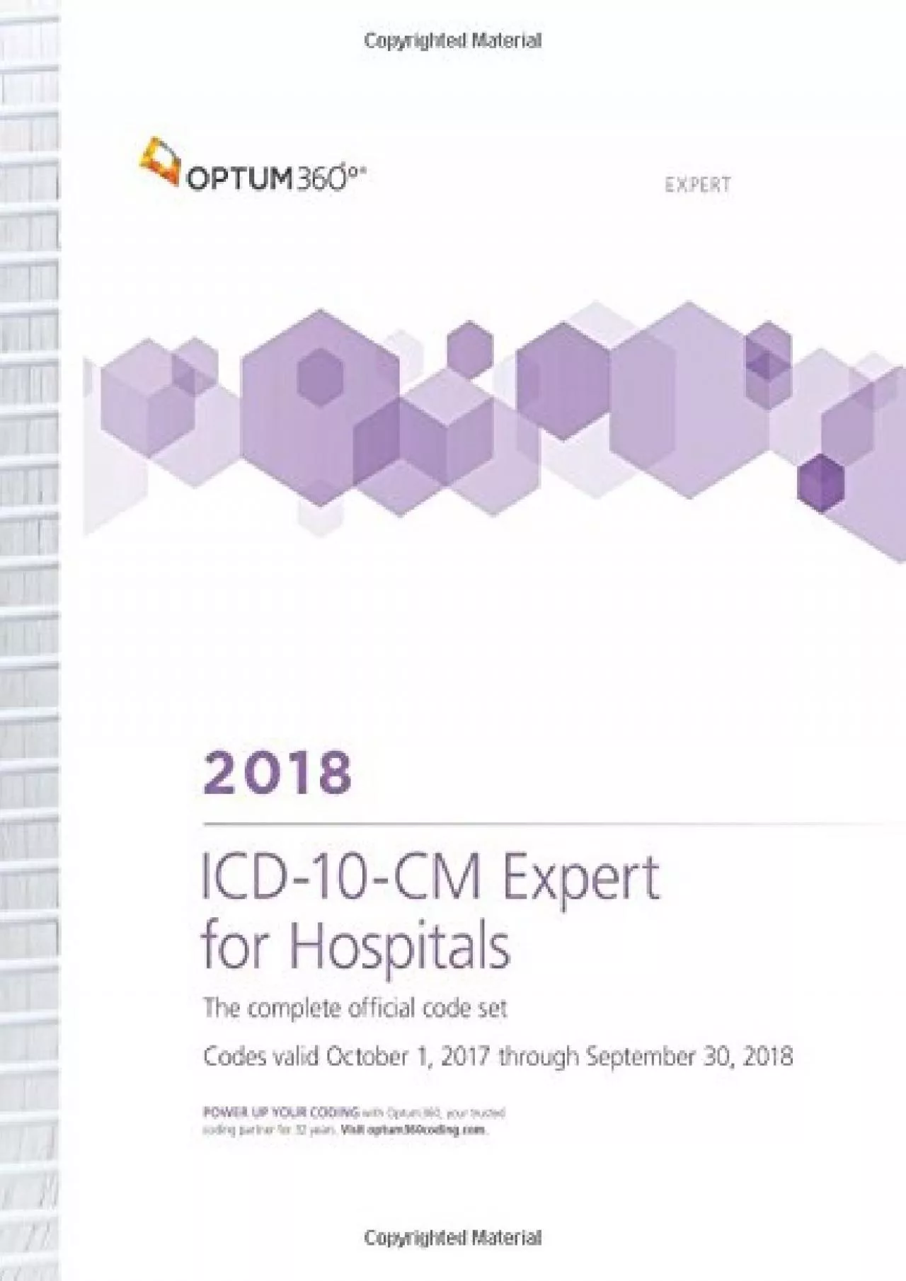 (EBOOK)-ICD-10-CM Expert for Hospitals: Without Guidelines 2018 (Spiral)