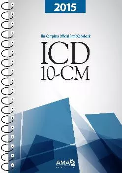 (DOWNLOAD)-ICD-10-CM 2015: The Complete Official Codebook