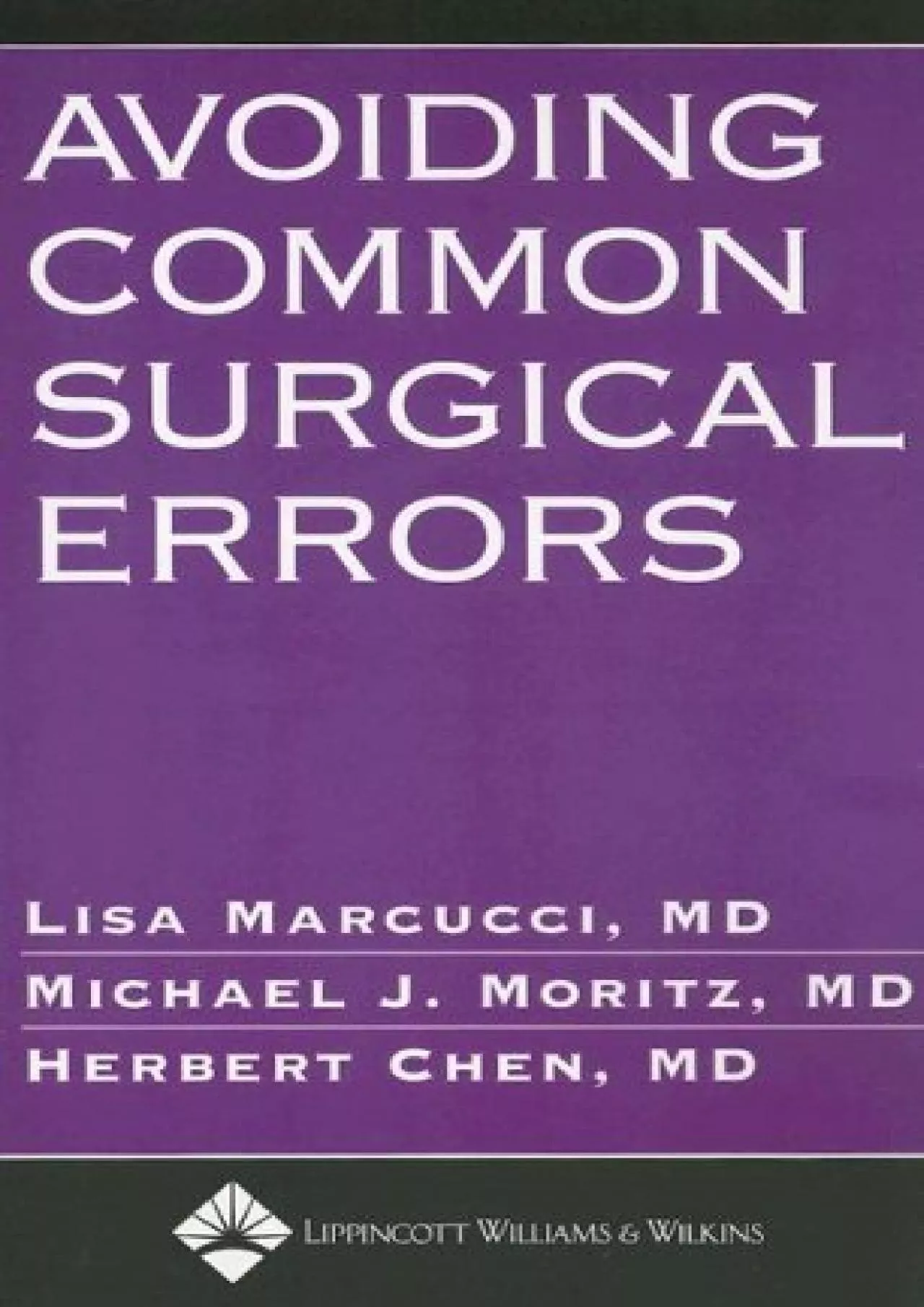(EBOOK)-Avoiding Common Surgical Errors
