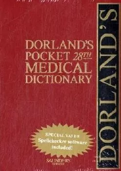 (BOOS)-Dorland\'s Pocket Medical Dictionary with CD-ROM (Dorland\'s Medical Dictionary)