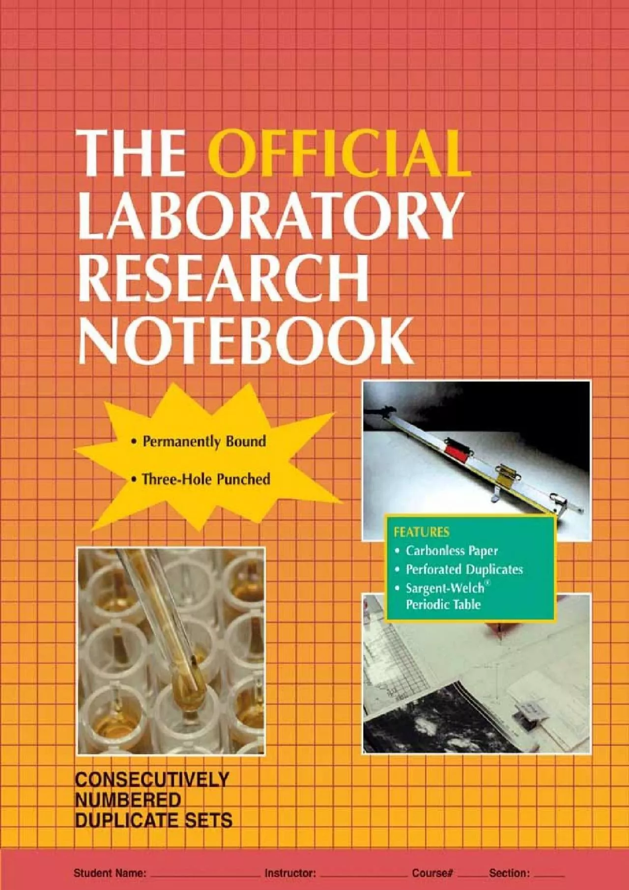 PDF-(EBOOK)-The Official Laboratory Research Notebook (100 duplicate sets)