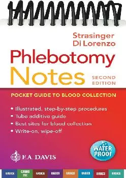 (DOWNLOAD)-Phlebotomy Notes: Pocket Guide to Blood Collection