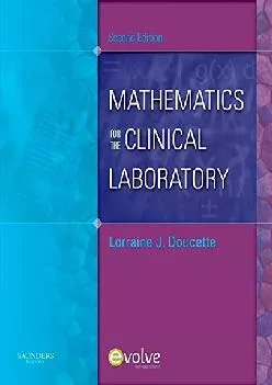(READ)-Mathematics for the Clinical Laboratory - E-Book