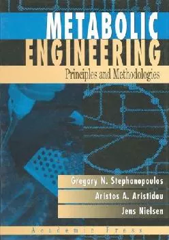 (EBOOK)-Metabolic Engineering: Principles and Methodologies