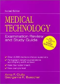 (DOWNLOAD)-Medical Technology Examination Review and Study Guide (2nd Edition)