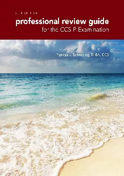 (BOOS)-Professional Review Guide for the CCS-P Examination, 2016 Edition (Book Only)