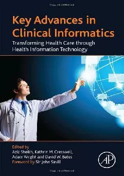 (EBOOK)-Key Advances in Clinical Informatics: Transforming Health Care through Health Information Technology