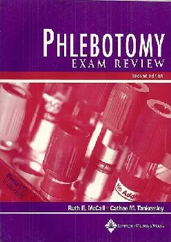(EBOOK)-Phlebotomy Exam Review (Book with CD-ROM)