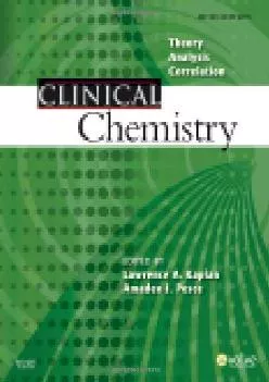 (READ)-Clinical Chemistry: Theory, Analysis, Correlation