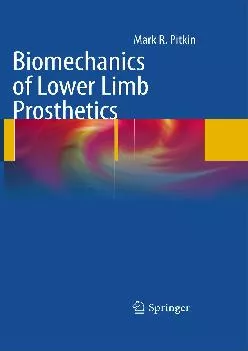 (BOOK)-Biomechanics of Lower Limb Prosthetics
