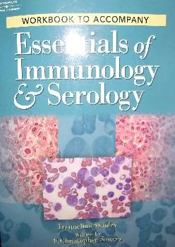 (BOOS)-Workbook to Accompany Essentials of Immunology and Serology