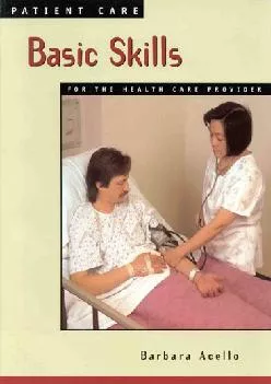(READ)-Patient Care: Basic Skills for the Health Care Provider