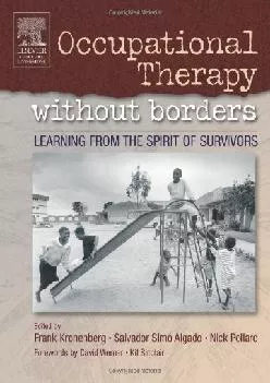 (BOOK)-Occupational Therapy Without Borders - Volume 1: Learning From The Spirit of Survivors