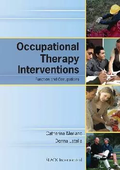 (BOOS)-Occupational Therapy Interventions: Function and Occupations