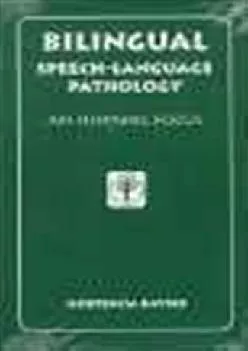 (READ)-Bilingual Speech-Language Pathology: An Hispanic Focus (Haynes Repair Manual (Paperback))