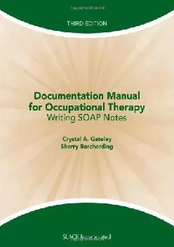 (EBOOK)-Documentation Manual for Occupational Therapy: Writing SOAP Notes