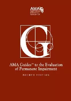 (READ)-Guides to the Evaluation of Permanent Impairment, 4th Edition