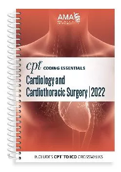 (BOOK)-CPT Coding Essentials Cardiology and Cardiothoracic Surgery 2022