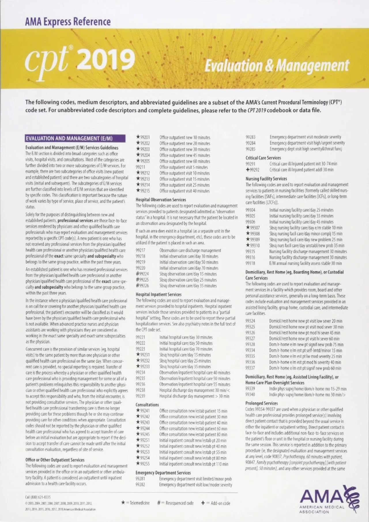 PDF-(BOOK)-Erc-CPT 2019 Evaluation and Management