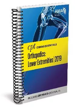 (DOWNLOAD)-CPT® Coding Essentials for Orthopedics Lower Extremities 2019