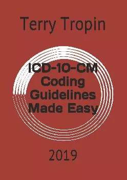 (READ)-ICD-10-CM Coding Guidelines Made Easy: 2019