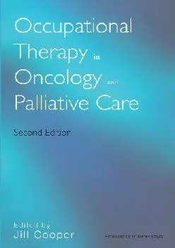 (READ)-Occupational Therapy in Oncology and Palliative Care