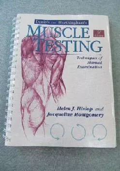 (DOWNLOAD)-Daniels and Worthingham\'s Muscle Testing: Techniques of Manual Examination