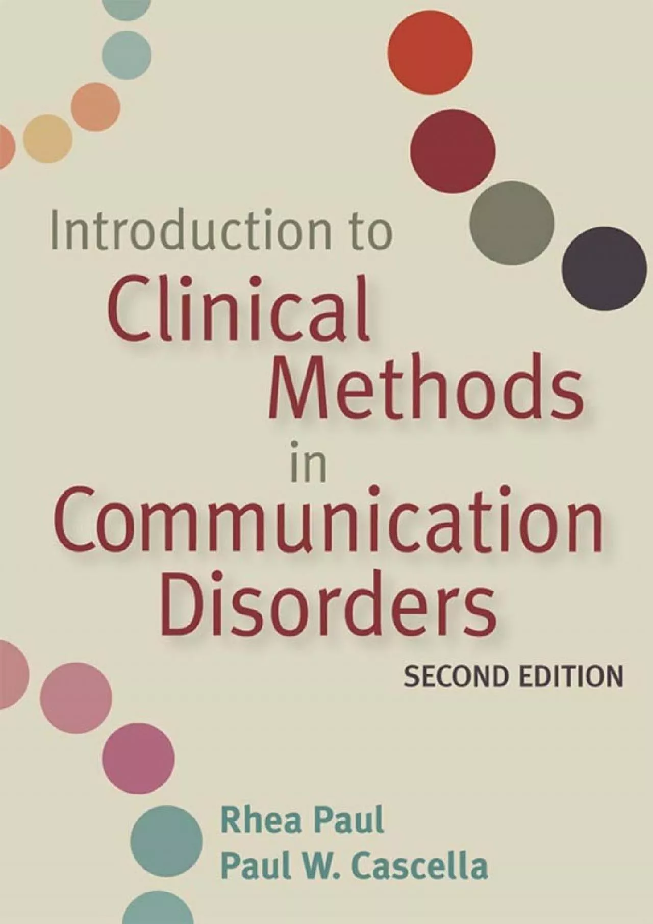 PDF-(READ)-Introduction to Clinical Methods in Communication Disorders, Second Edition