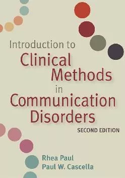 (READ)-Introduction to Clinical Methods in Communication Disorders, Second Edition