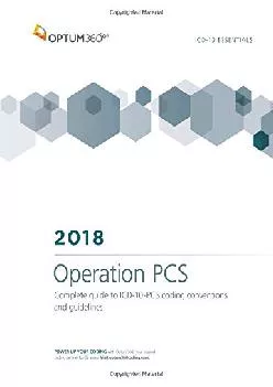 (BOOS)-ICD-10 Essentials: Operation PCS 2018 (Softbound)