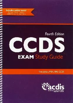 (DOWNLOAD)-The Ccds Exam Study Guide, Fourth Edition
