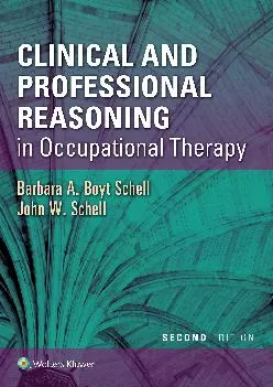 (BOOS)-Clinical and Professional Reasoning in Occupational Therapy